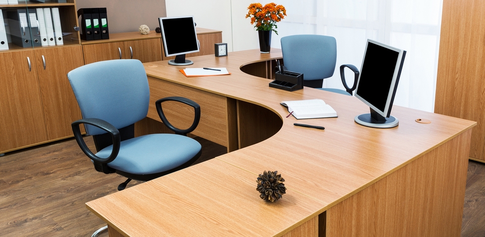 One of the office organization tips and tricks is to clear your desk.