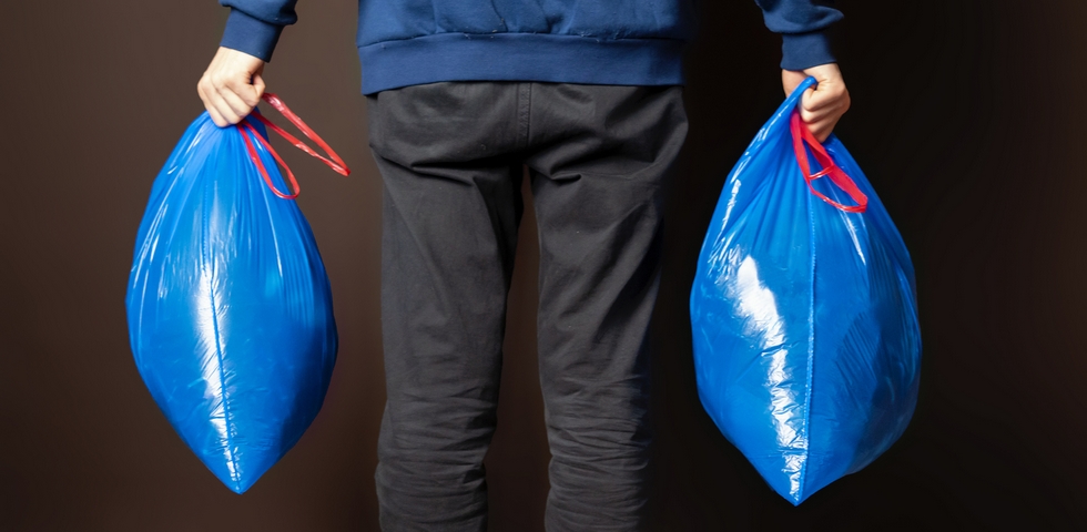 Trash bags are one of the best office cleaning supplies.