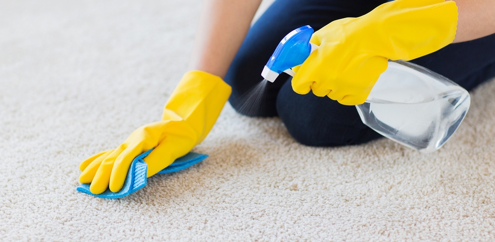 Test out the cleaning product before you apply it.